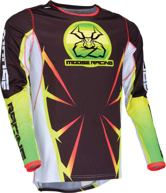 Moose Racing Soft-Goods Jersey Agroid Black/Yellow/White 24 Model