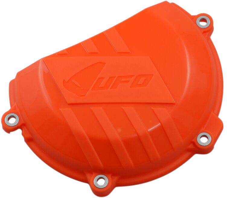 UFO CLUTCH COVER W/MOUNTING KIT KTM ORANGE AC02412