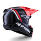 ALPINESTARS SM3 Radium Helmet BLK/RED/WH 2025 Model