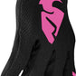THOR Women's Sector MX Motorcross Gloves Black/Pink 2023 Model