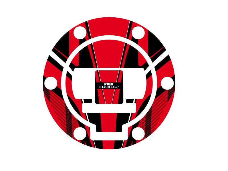 Puig Radikal Fuel Cap Protector Red 4256A