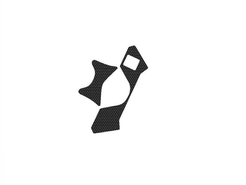 Puig Naked Yoke Protector Grey 22333H