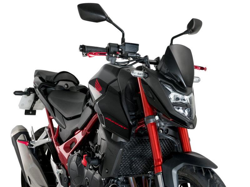 PUIG New Generation Sport Screen Matt Black for Honda CB750 Hornet 23-24 21571J