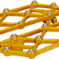 Arlen Ness Diamond Floorboards Gold For Harley Davidson FLHRXS 1868 1983-2024 410-056