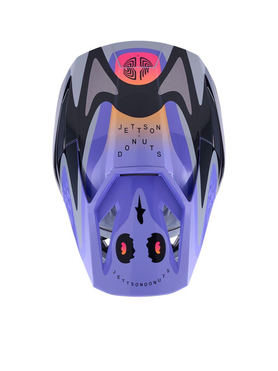 ALPINESTARS Youth SM3 Jettson Helmet GRAY/PUR/BLK 2025 Model