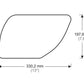 Puig Side Tank Pad Protector Clear 8840P
