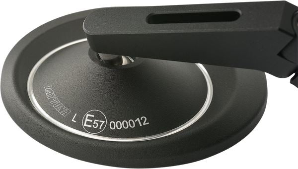 Daytona Bar End Mirror Black Aluminum Short D-Mirror-8 30mm Clamp 89730