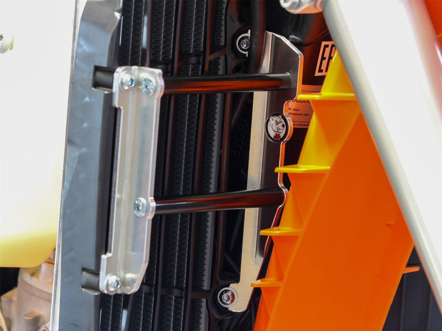 AXP RACING Radiator Braces For Gas Gas Husq KTM SX 300 EXC/F 24-25 Black AX1720