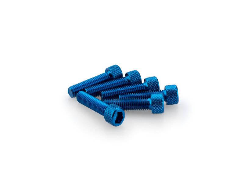 PUIG M6 25mm Allen Screws x 6 Blue Universal 0544A