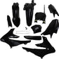 Cycra Powerflow Full Body Kit For Yamaha YZ 250 FX 2018-2024 Black 1CYC-9327-12