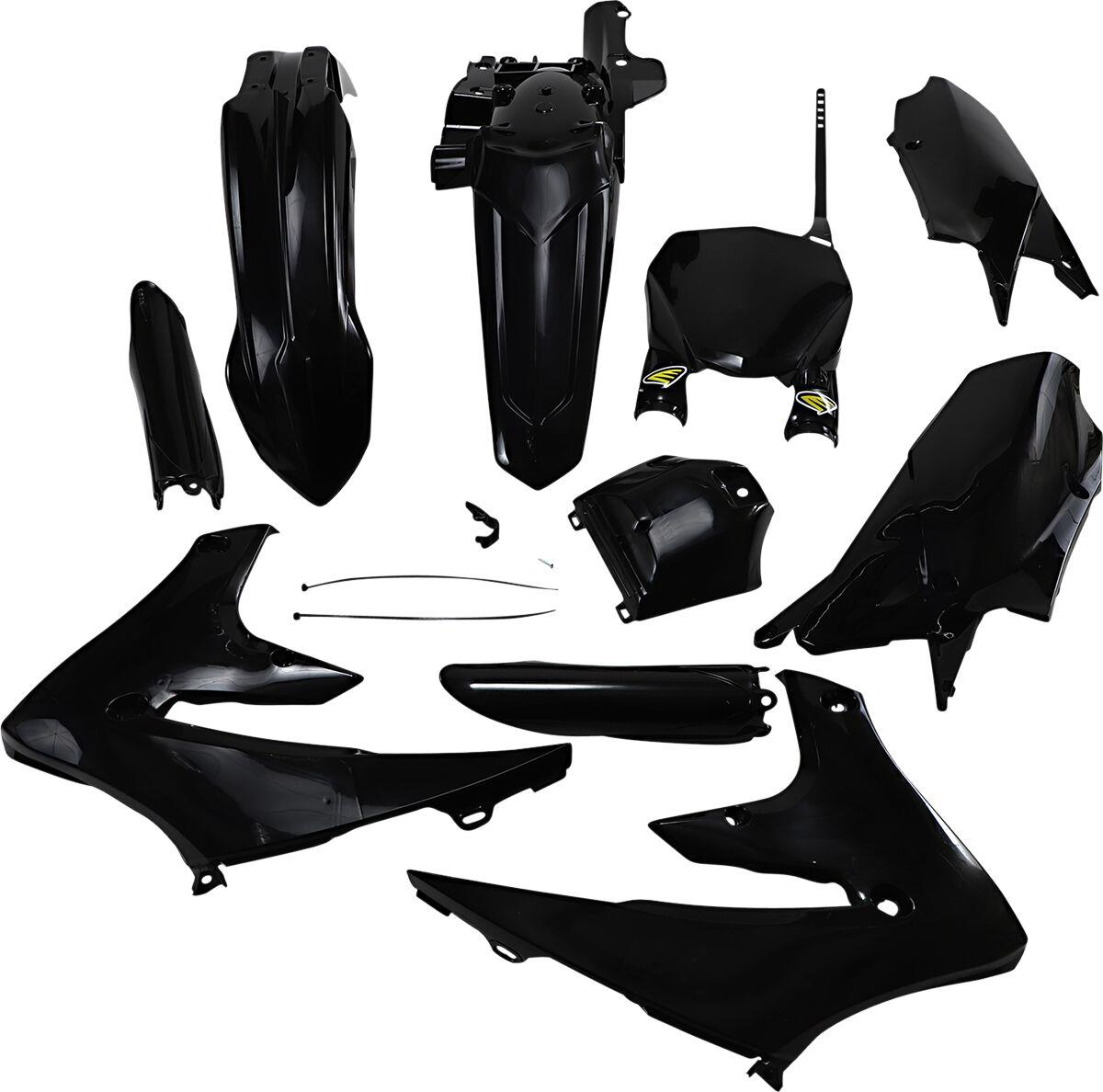 Cycra Powerflow Full Body Kit For Yamaha YZ 250 FX 2018-2024 Black 1CYC-9327-12