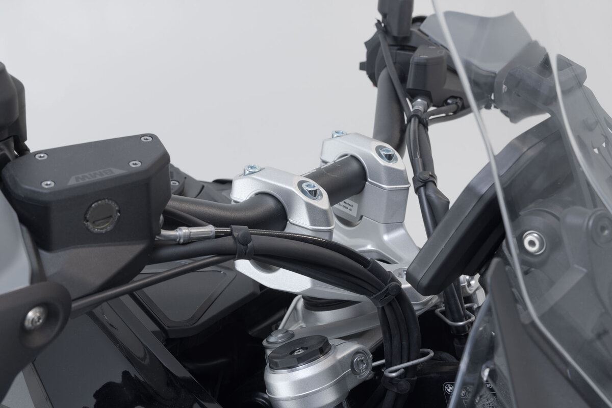 SW MOTECH Handlebar Increase Kit Bmw R 1300 Gs 23- Silver Leh.07.039.13000/S