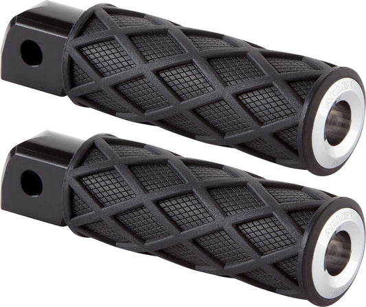 Arlen Ness Diamond Footpegs Rubber Steel For HD FLHTC 1584 00-10 400-054