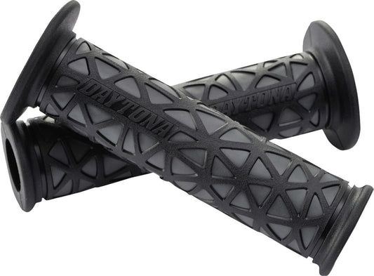 Daytona GRIPPYGRIP GGD-Cell Grip Gray Open End 7/8 Handlebar Pair 88672