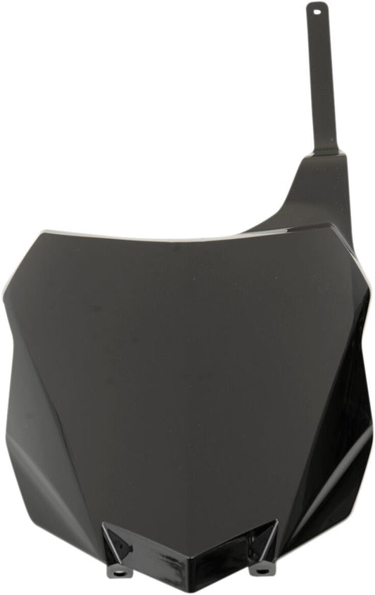 UFO FRONT NUMBER PLATE KAWASAKI KXF250/450 BLACK KA04724001