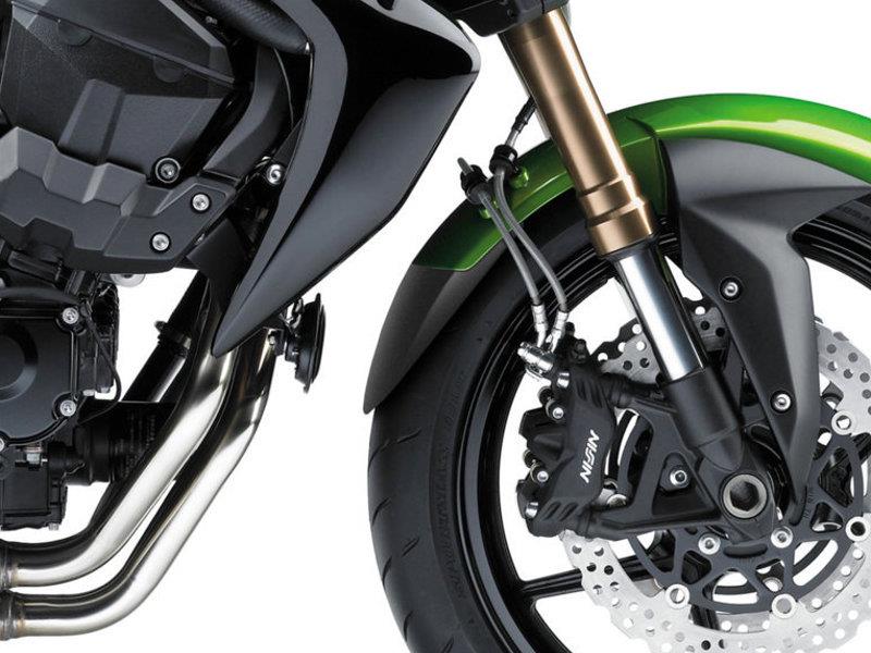 PUIG Front Fender Extender Black for Kawasaki Z750 R 11-12 6422N
