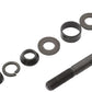 Daytona Black CNC Aluminum Harley Handlebar End Bar End Mirror Adapter 87303