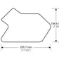Puig Side Tank Pad Protector Black 0370R