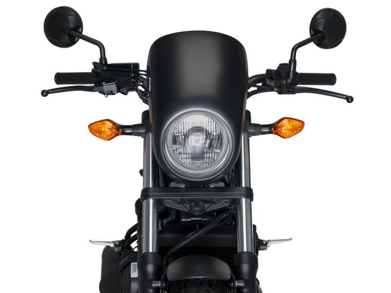 PUIG Anarchy Semi Fairing Black for Honda CMX500 Rebel 17-19 21086N