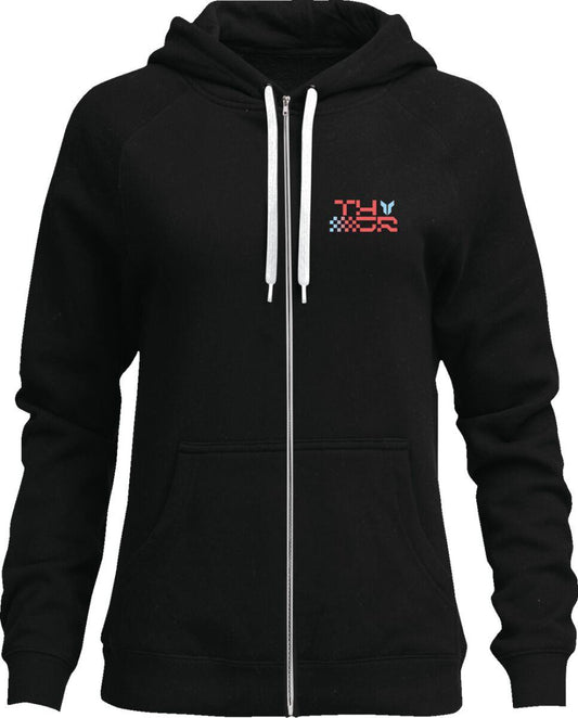 THOR Women's Vantage Zip-Up Hoodie Black