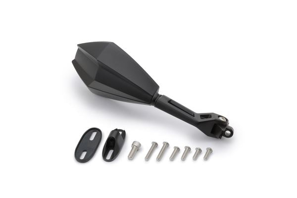 Daytona Black Side View Right/Left Fairing D-MIRROR-11 Aluminum ABS Mirror 80716