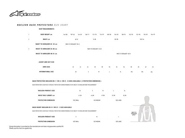Alpinestars Nucleon Kr-3 Back Protector Black Red