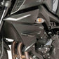 PUIG Radiator Caps Matt Black for Yamaha MT-09/SP 17-20 9378J