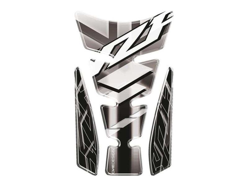 PUIG Wings Tank Pad w/ YZF Logo Silver for Yamaha YZF 1000R/600R/750/R1/R6 96-02 4723P