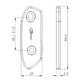 Puig Mirror Screw Caps Black 8097N