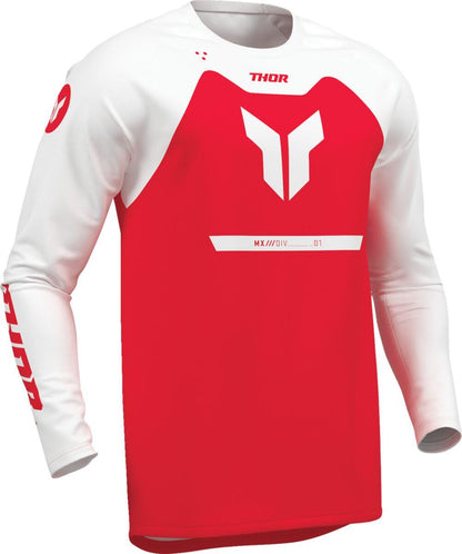 THOR Youth Ridemode Menace Jersey White/Red