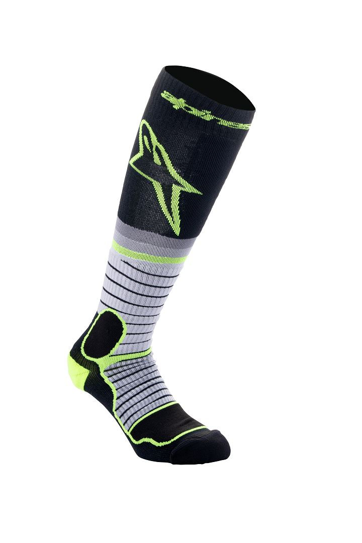 Alpinestars Mx Pro Socks White Black Yellow