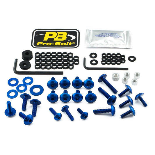 Pro Bolt Aluminium Fairing Bolt Kit For Kawasaki ZZR 1400 2012-2020 FKA371B