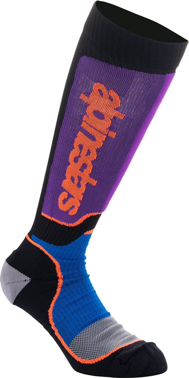 Alpinestars Youth Mx Plus Socks Grey Black