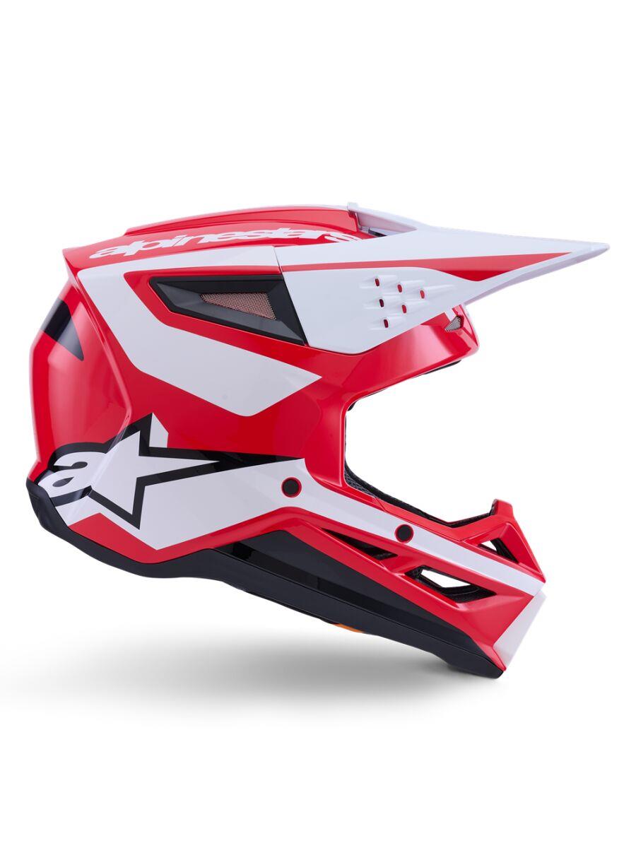 ALPINESTARS SM3 Heat Helmet RED/WH/BLK 2025 Model