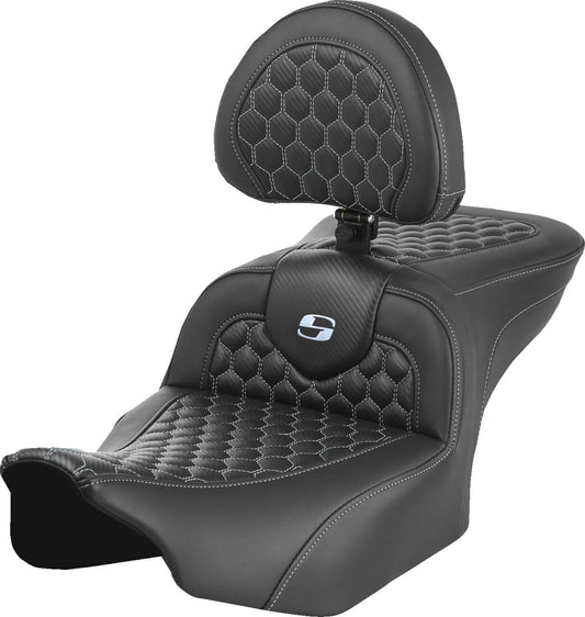 Saddlemen Roadsofa Seat With Headrest For HD FLTRXSE 1977 23-24 823-07-189B5