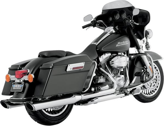 Vance & Hines Twin Slash Slip-On Muffler Chrome For HD FLHTCUTG 1868 95-24 16763