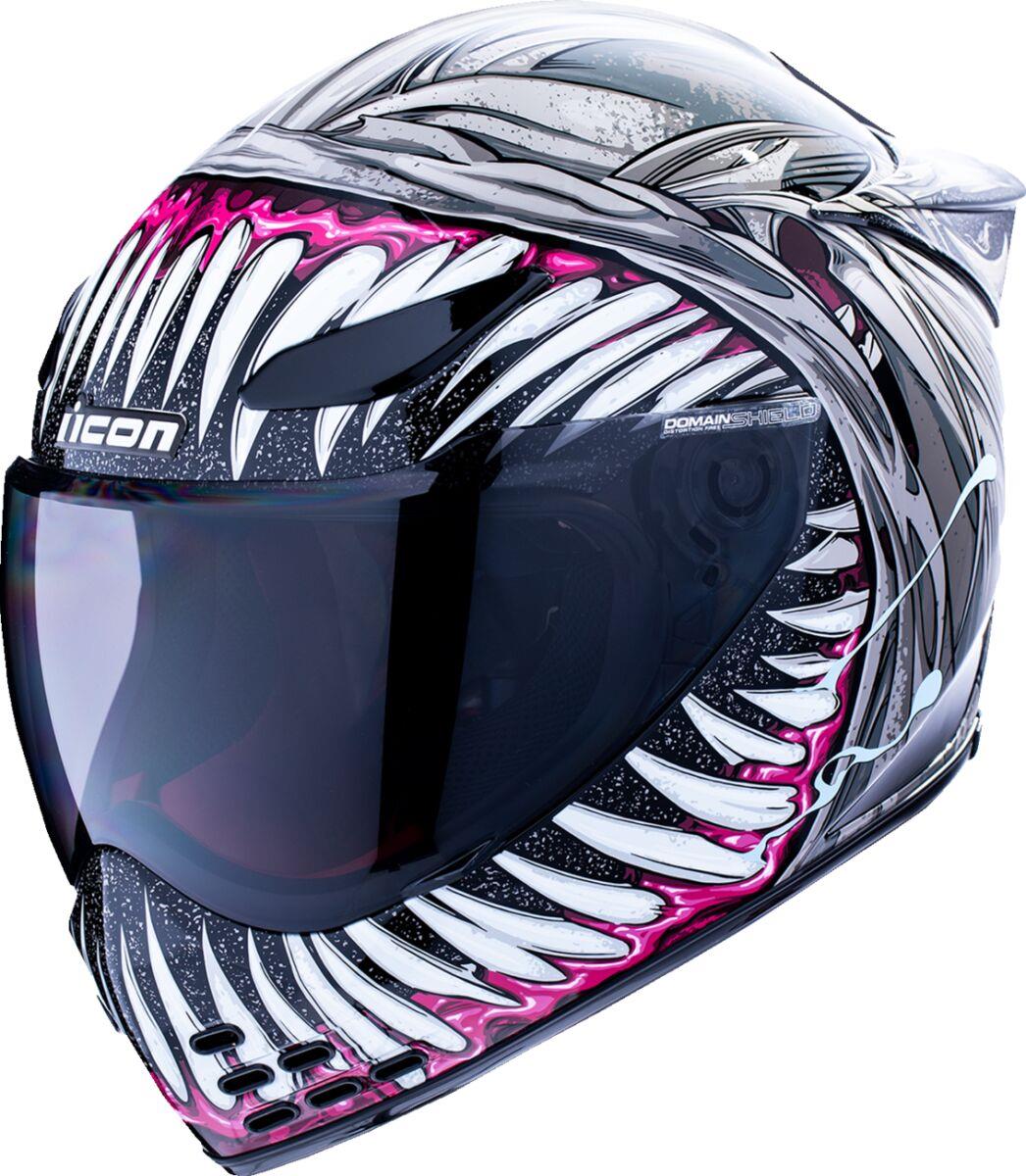 ICON Domain™ Grand Maw Gray Motorcycle Helmet