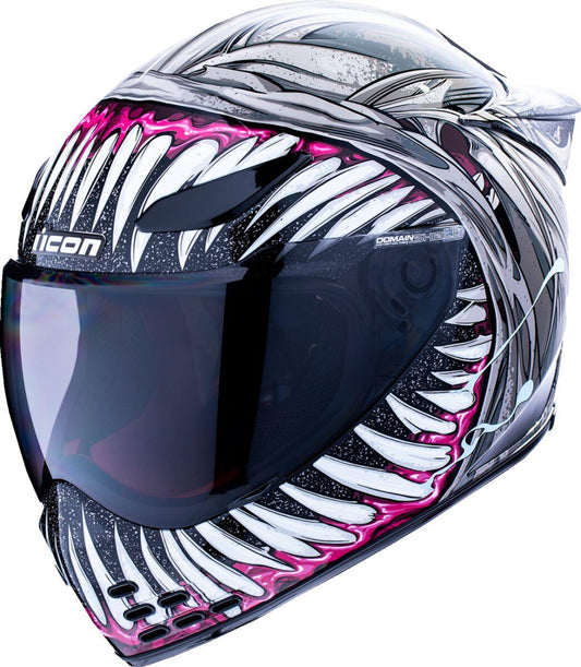 ICON Domain™ Grand Maw Gray Motorcycle Helmet