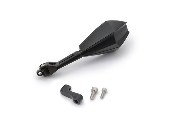 Daytona Black Side View ECE-Approved Left/Right Fit Aluminum ABS Mirror 80719