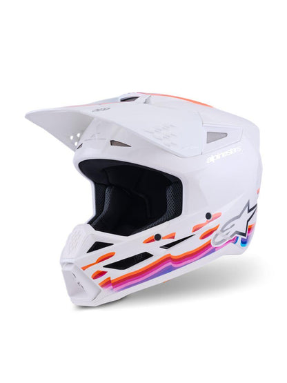 ALPINESTARS SM3 Force Helmet WHITE-GLO 2025 Model