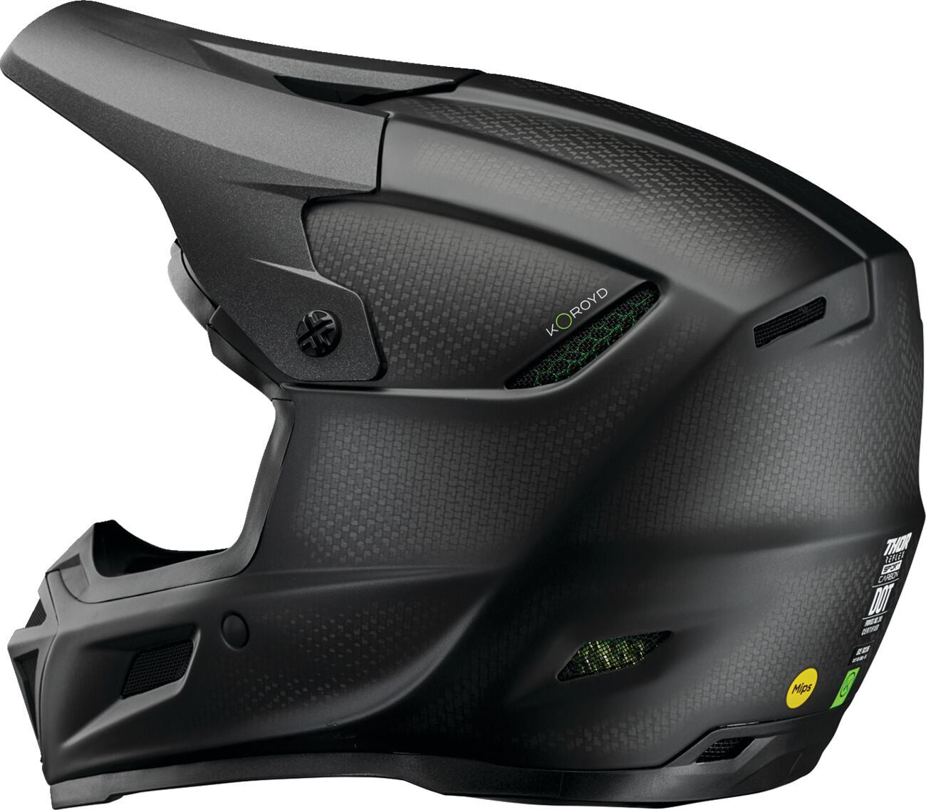 THOR Reflex Sport Carbon Stealth MIPS® Helmet CARBON STEALTH BLK 2025 Model