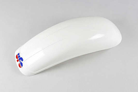 UFO VINTAGE UNI REAR FENDER CROSS LARGE (75-83) WHITE ME08024W