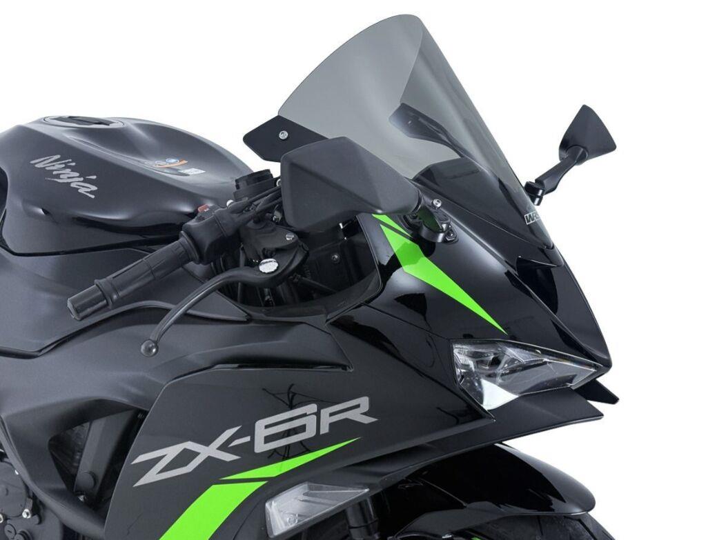 WRS Windscreen For Kawasaki ZX-6 R 636 2024-2026 Smoke Each KA017F