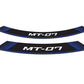 PUIG Wheel Rim Stickers Blue for Yamaha MT-07/MT-09/MT-10 14-24 9136A