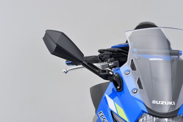 Daytona Black Side View Right/Left Fairing D-MIRROR-11 Aluminum ABS Mirror 80716