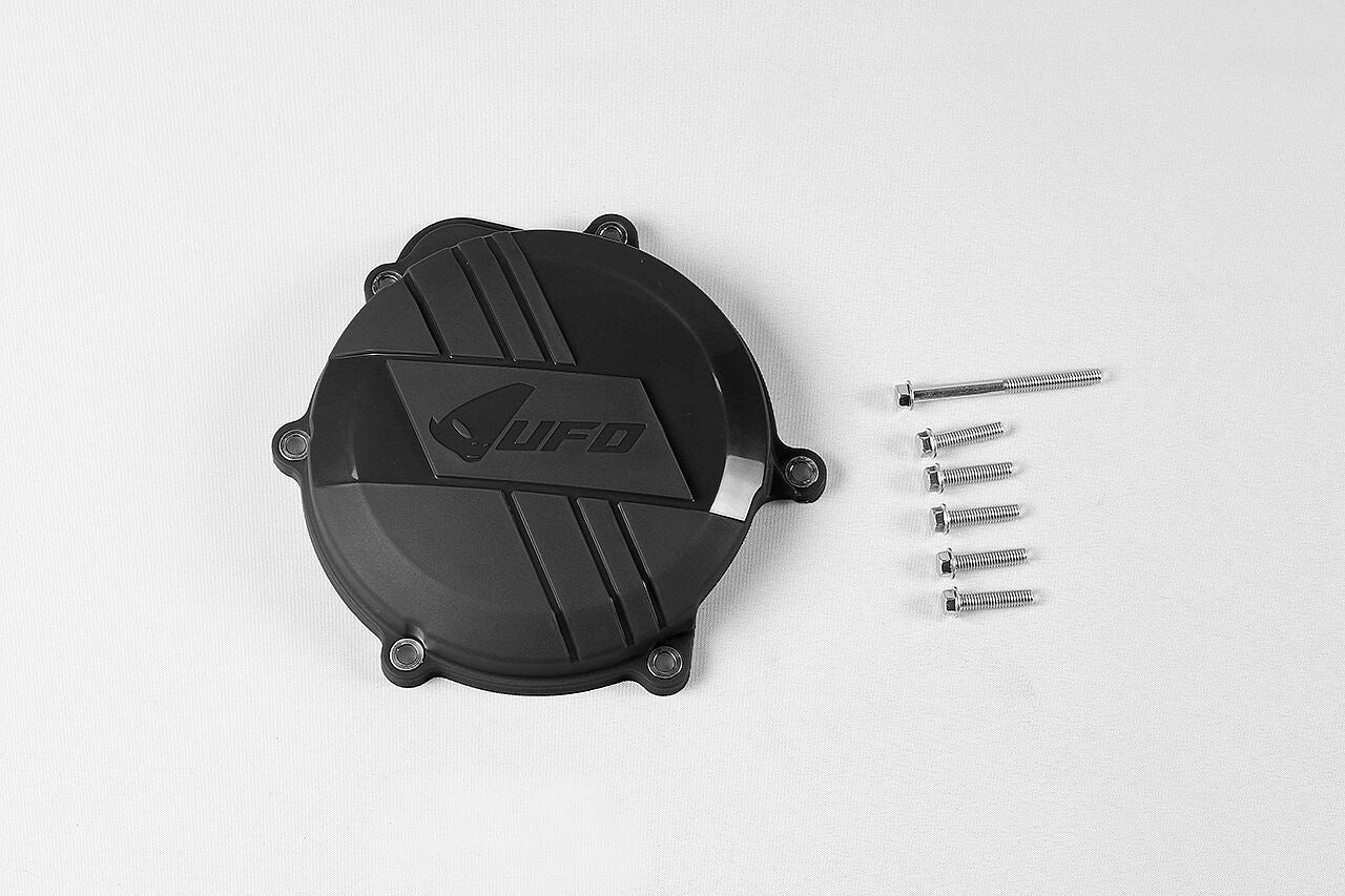 UFO Cover Clutch For Honda CRF 250 R 10-17 Black AC02414