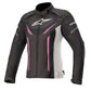 Alpinestars Women's Stella T-Jaws V3 Waterproof Riding Jacket Black White Pink