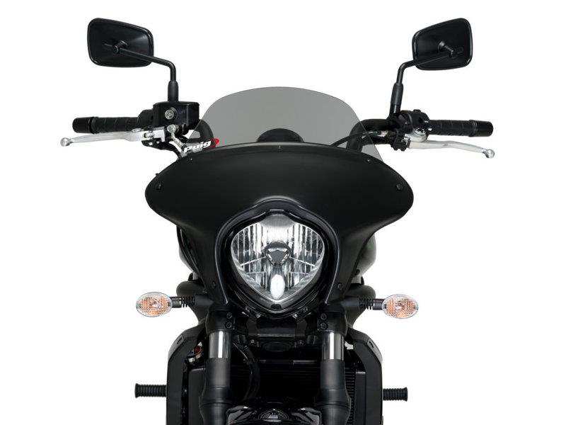 PUIG Batwing Touring Screen Light Smoke for Kawasaki Vulcan 650 S 15-25 21076H