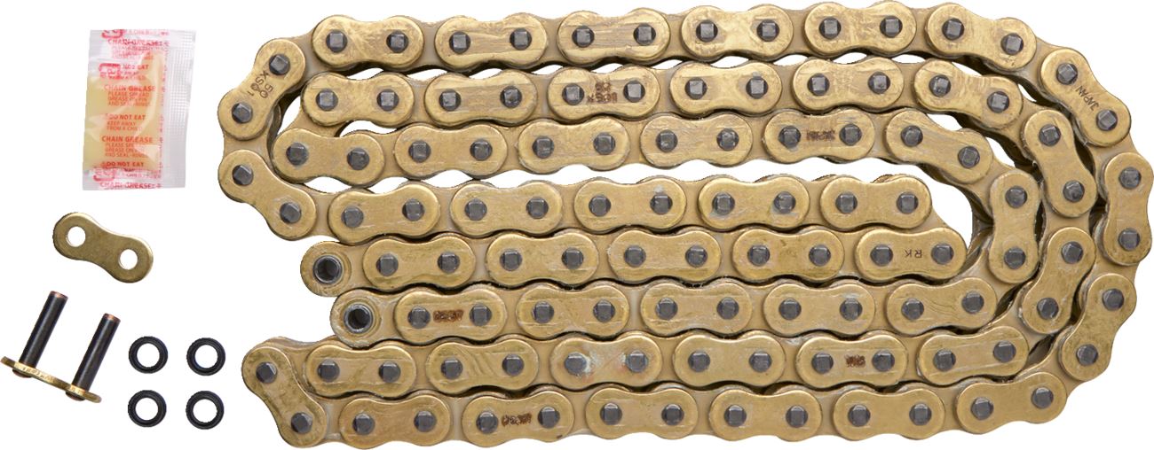 RK Motorcycle Drive Chain 530 XSOZ1 110L RXRING Gold GB530XSOZ1110CLF