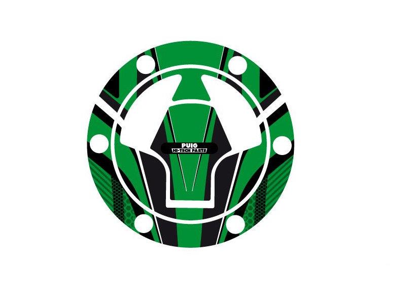 Puig Radikal Fuel Cap Protector Green 20546N